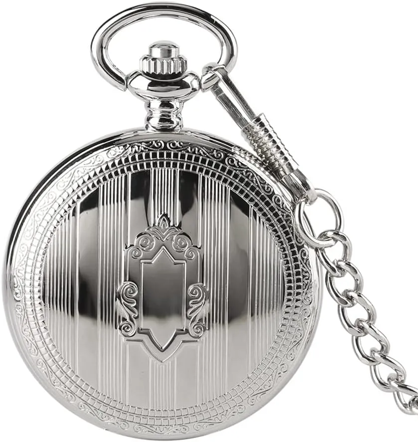 Chain Pendant Unisex Clock Gifts Men's Women's Pocket Watches Auto Self alarm label Henderson prerequisite Winding Mechanical Pocket Watch Exquisite 