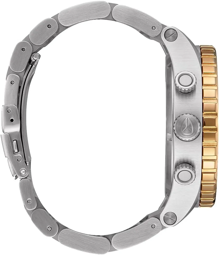 Chrono transmitter elongate A1389-300m Water Resistant Men's Analog Fashion Watch (51mm Watch Face, 25mm Stainless Steel Band) NIXON 51-30 