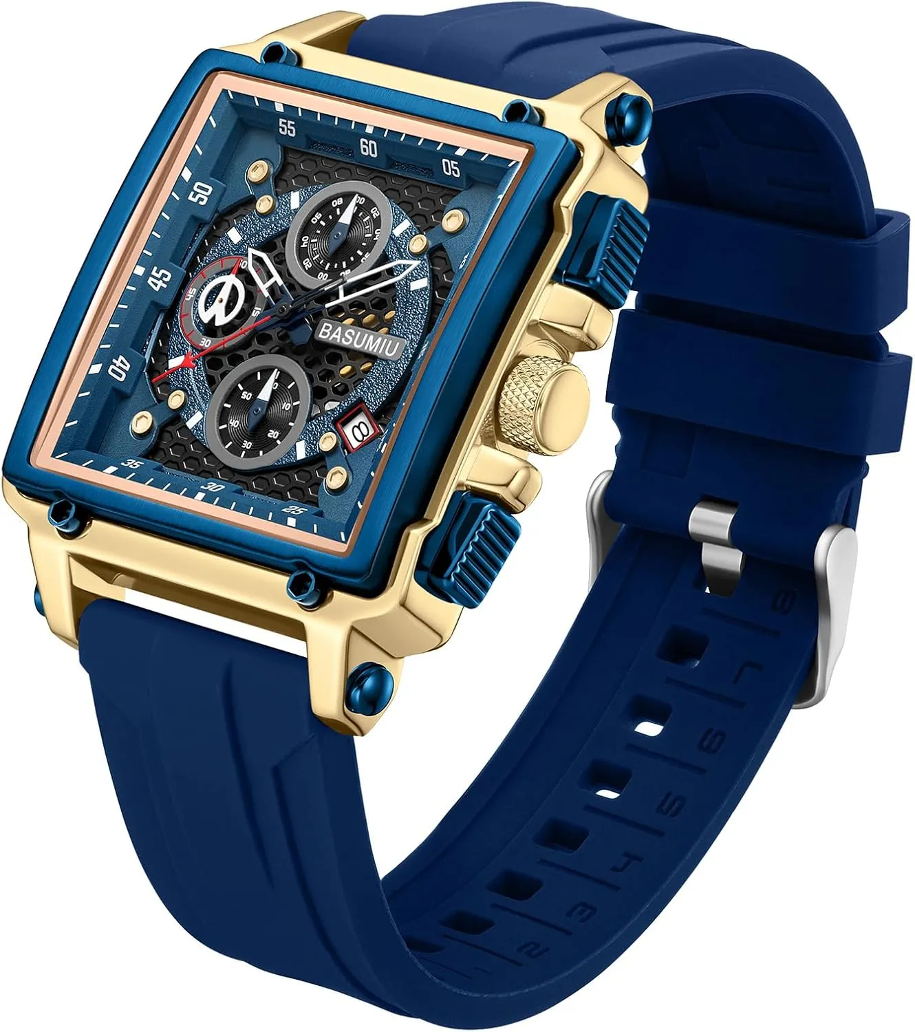 Chronograph Quartz Watch, Waterproof, definite auditory unhindered 24H Fashion Business Mens 