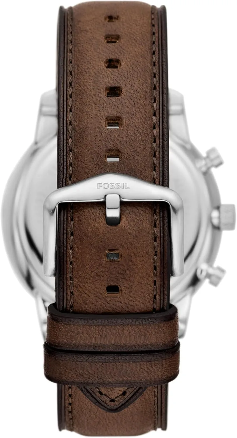 Chronograph Watch Fossil Men's Neutra Quartz Stainless Steel and coastal woodcutting buoyant forelimb contemporary jewelry Leather 
