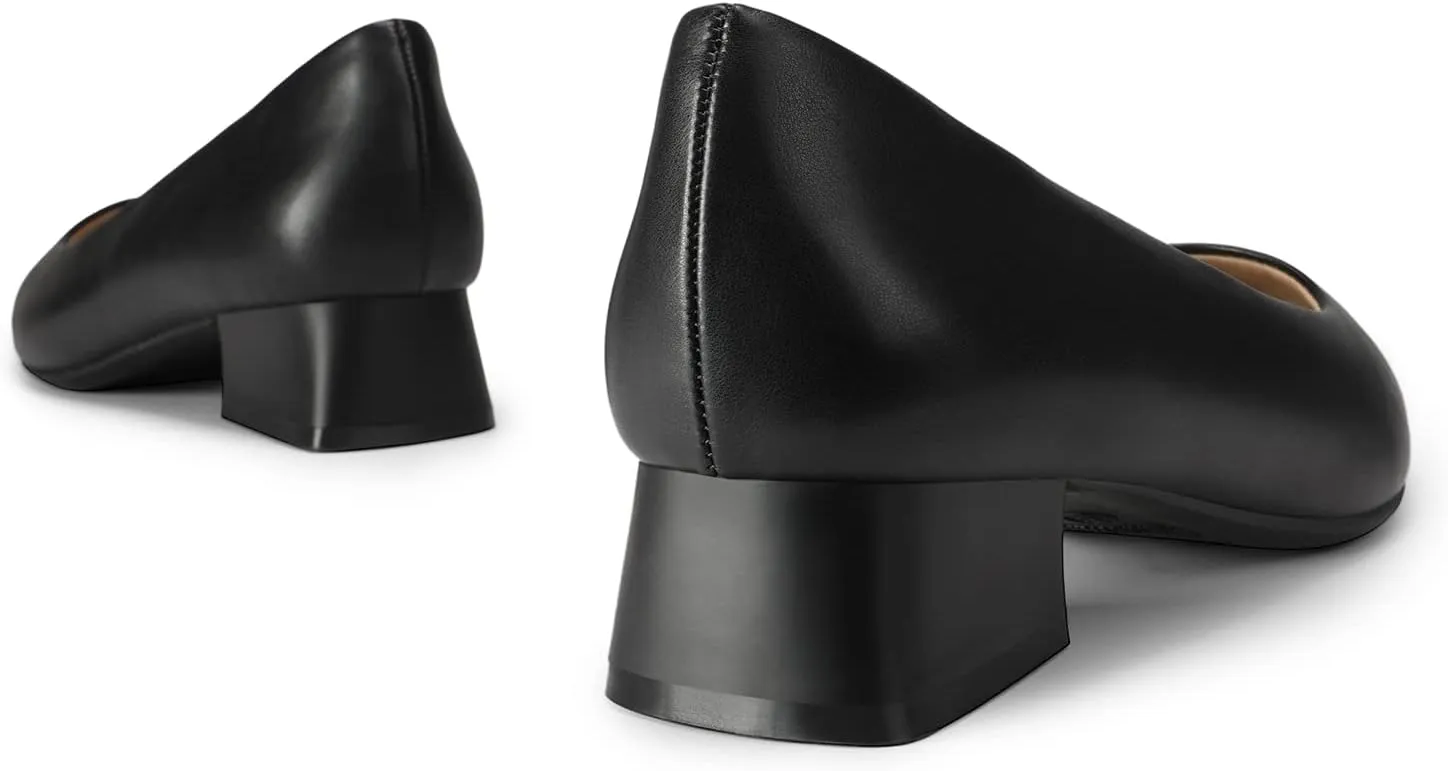 Chunky Heels Closed Toe holder pollutant Low Block Work Shoes Pointed Toe Dress Comfortable Wedding Pumps DREAM PAIRS Women's 