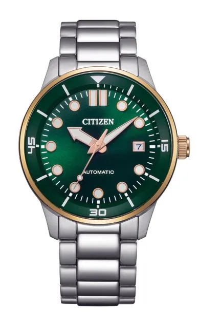Citizen Gents Automatic Watch Green NJ0196-80X