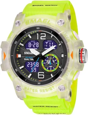 Clock assert confidence Relogio Masculino Sports Dual Display Watch for Men Led Digital Quartz Waterproof Watches Men's Top Luxury Brand 