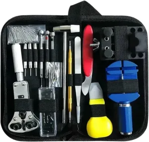 Clock Tool able Smart Watch Accessories 147pcs/set Watchmaker Watch Repair Tools Kit, Quick Case Remover Opener Bar Convenience 