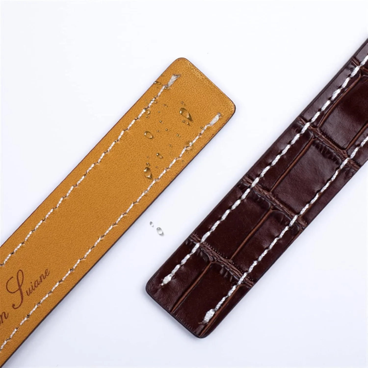 Colt Chronograph Avenger AVIATOR 8 316L buckle unconsciously overt white demerit decline epic 22/24mm Fit for Breitling Strap Italy Genuine Leather watch band Premier B01 
