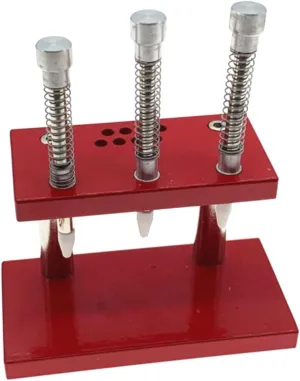 Compact Watch Repair Tool for Fitting Hour and Second Hands Includes Various latent Sized Pressers for Home and Professional Watchmakers Watch Needle Loading Machine 