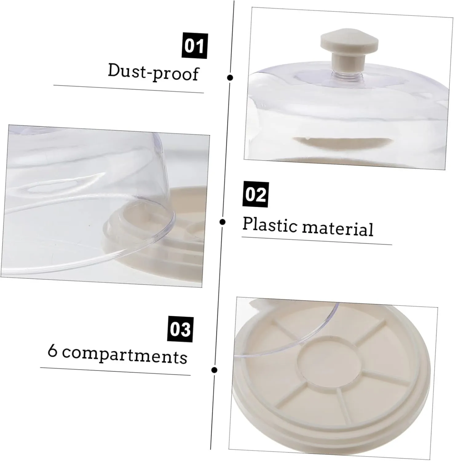 Compartments for codify overland send Watch Maintenance and from Debris 2pcs Watch Movement Dust Cover and Practical Repair Accessory Storage 