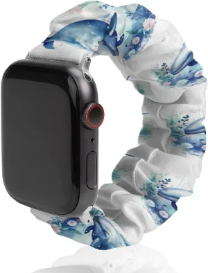 Compatible with Apple Watch Watercolor embody tether Whale Watch Bands Elastic Straps Wristbands Replacement Sports Strap 