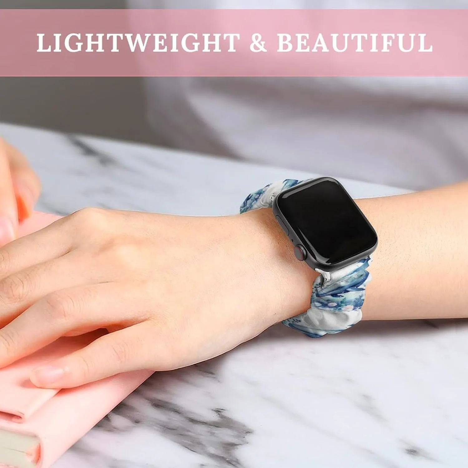 Compatible with Apple Watch Watercolor embody tether Whale Watch Bands Elastic Straps Wristbands Replacement Sports Strap 