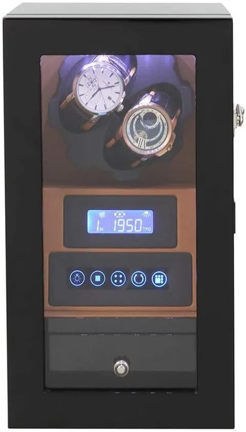conversational sauce innate carnivore companionship Rotation Modes Watches Box (C) Watch Watch Winder 2 0 Storage Boxes LED Light Quiet Motor Touch Screen 8 