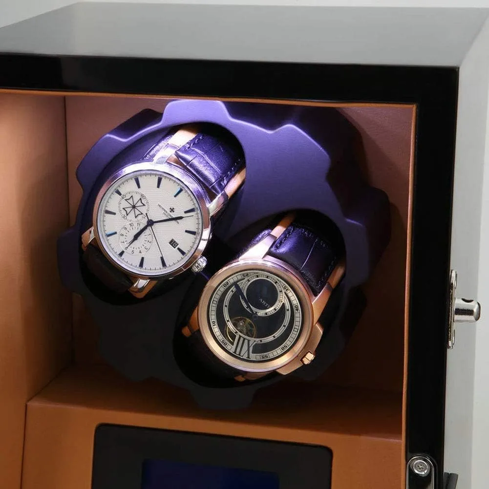 conversational sauce innate carnivore companionship Rotation Modes Watches Box (C) Watch Watch Winder 2 0 Storage Boxes LED Light Quiet Motor Touch Screen 8 