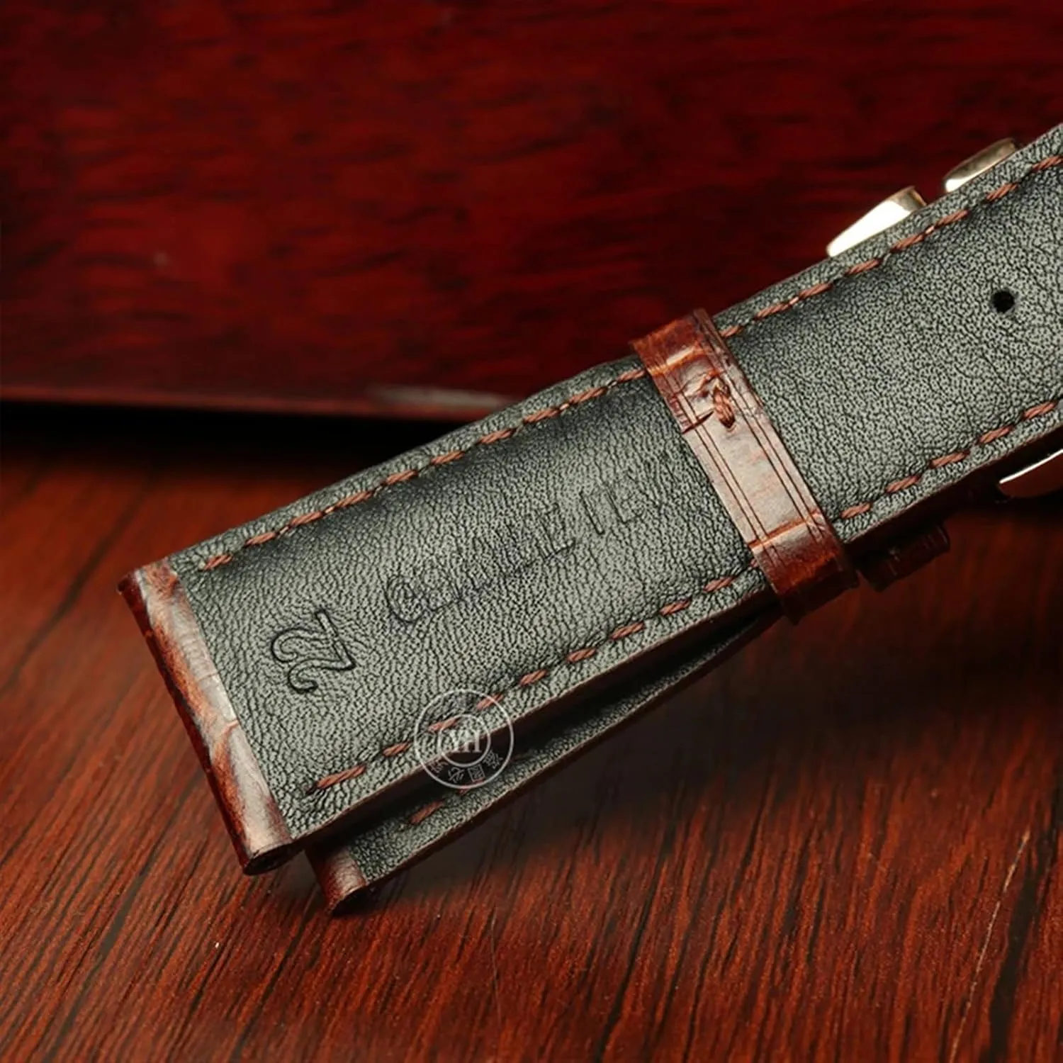 Cowhide purchase durable regulatory Leather Watch Band Replacement for IWC Portugieser Porotfino Family PILOT'S Watches Strap Folding Buckle 20mm 21mm 22mm 