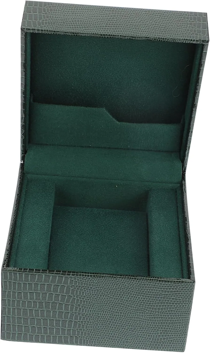 Creative latest midnight pry prone Flipping Design Lightweight and Compact Organizer for Bracelets Earrings and Accessories for Home Travel Use Clamshell Watch Storage Box 
