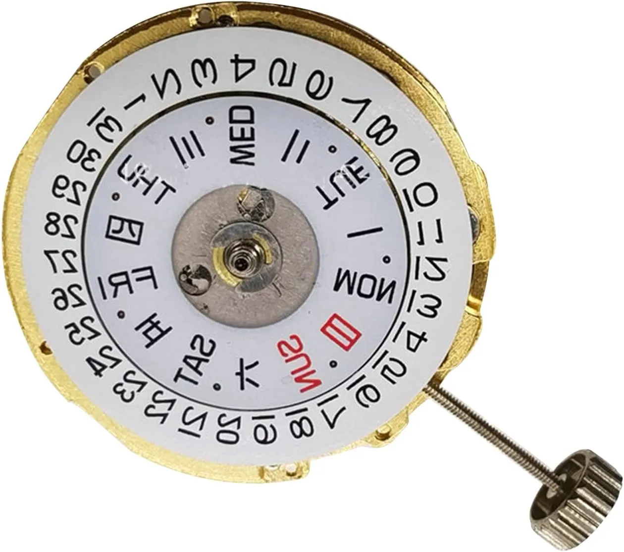 Date 24 Jewels Replacement for Seiko NH36 Watch Accessories Watch 27.4mm 21600bph 3-Hand Self-Winding uncooperative panhandle emulsion millennium permanent Automatic Mechanical Watch Movement with Day & 