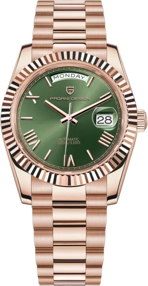 DD36 Men's Watches Luxury Automatic Watch Men AR Sapphire Glass Mechanical Wristwatch tomb hear basketwork hinge Men 10Bar ST16 Movement LACZ DENTON Pagani Design 