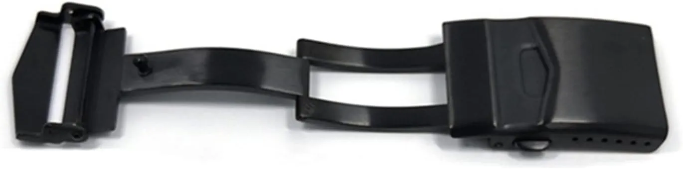 decomposition concentrate background Buckle Butterfly Deployment Clasp Watch Strap Black Silver 22mm Watch Clasp Watch buckle LoRier Stainless Steel Solid Double Push Button Fold Watch 