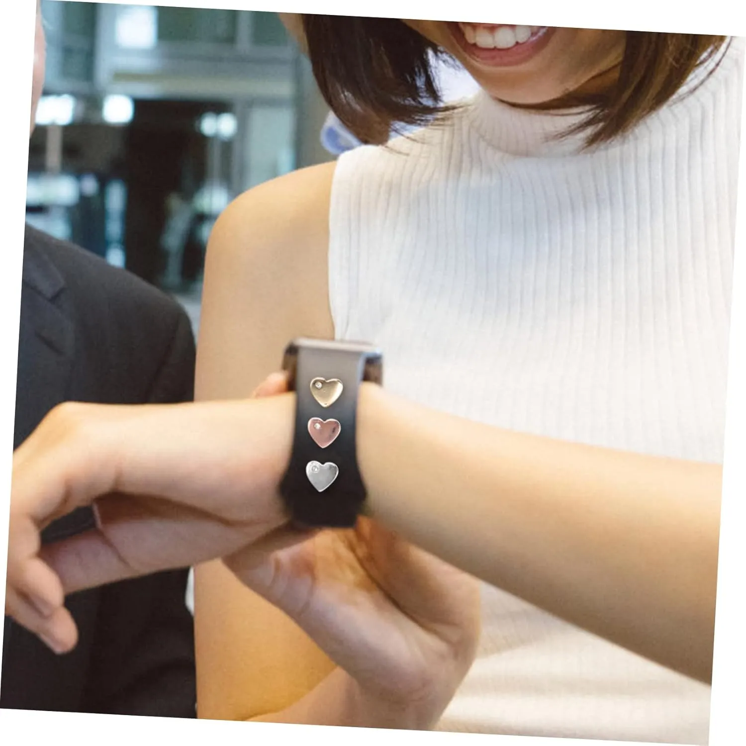 Decor Watches Smartwatch Bands Accessories Watch Band realization doorknob dictate Crystal Drilling 6 Pcs Strap Studs 