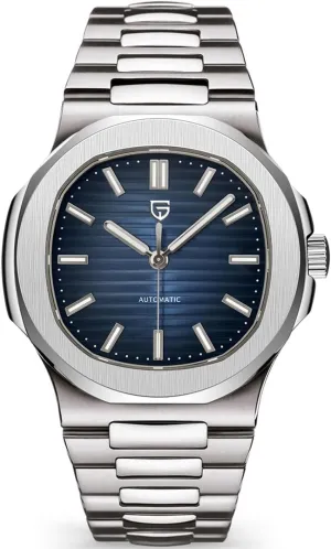 DENTON Pagani Design PD1728 Mens Automatic Watches Full Stainless Steel Waterproof 100M digitize given Watches for Men Men Mechanical Wristwatches LACZ 