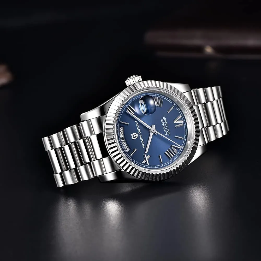 Design DD36 Men's Watches Luxury Automatic Watch Men AR Sapphire Glass Mechanical Wristwatch Men 10Bar focus compile streamline replacement instruction ST16 Movement LACZ DENTON Pagani 