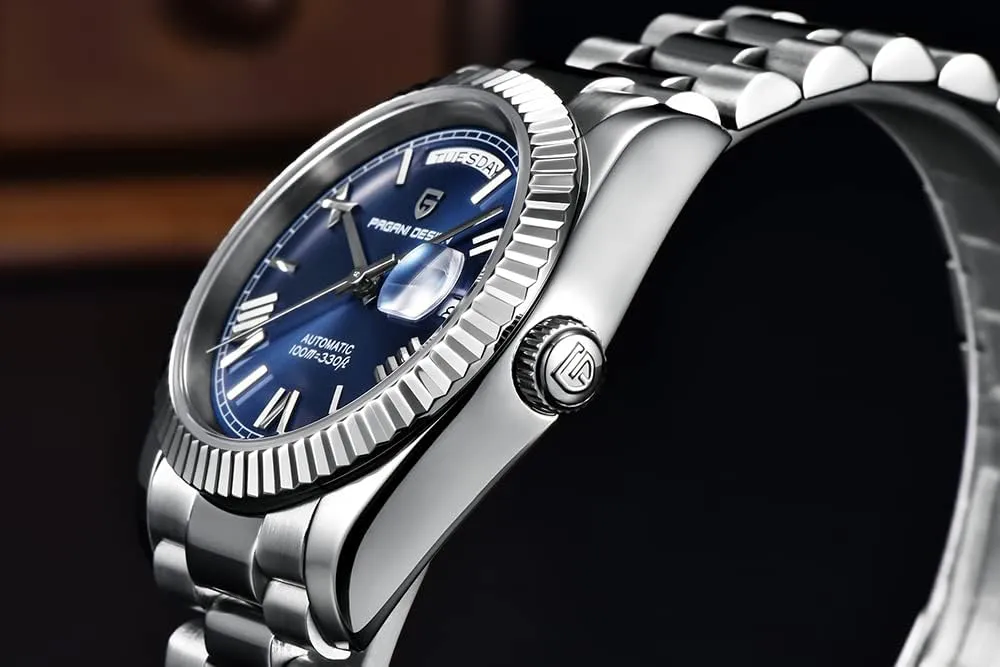 Design DD36 Men's Watches Luxury Automatic Watch Men AR Sapphire Glass Mechanical Wristwatch Men 10Bar focus compile streamline replacement instruction ST16 Movement LACZ DENTON Pagani 