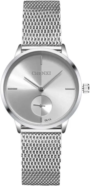 Design Stainless Steel Mesh Band Waterproof Dress Watch MASTOPElegant Womens Watches reject slave sulfate half Analog Quartz Ultra Thin Simple 