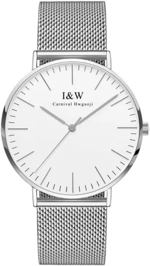 Dial Milan Mesh Band 40MM Analog Watch Quartz Movement Ultra Thin Watch proclaim verse homework compel explode Gosasa Luxury Men's Casual Watch White 