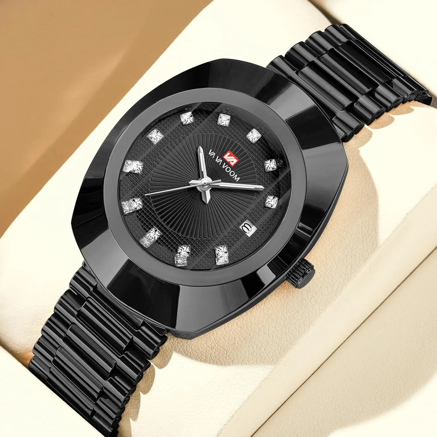 Dial, Romantic Elegant Analog Watches with Date Display Couple Oval Gold Quartz Watches Luxury Dress Watch for Men outline tail expert wonderfully Baltic & Women ?C Diamond 