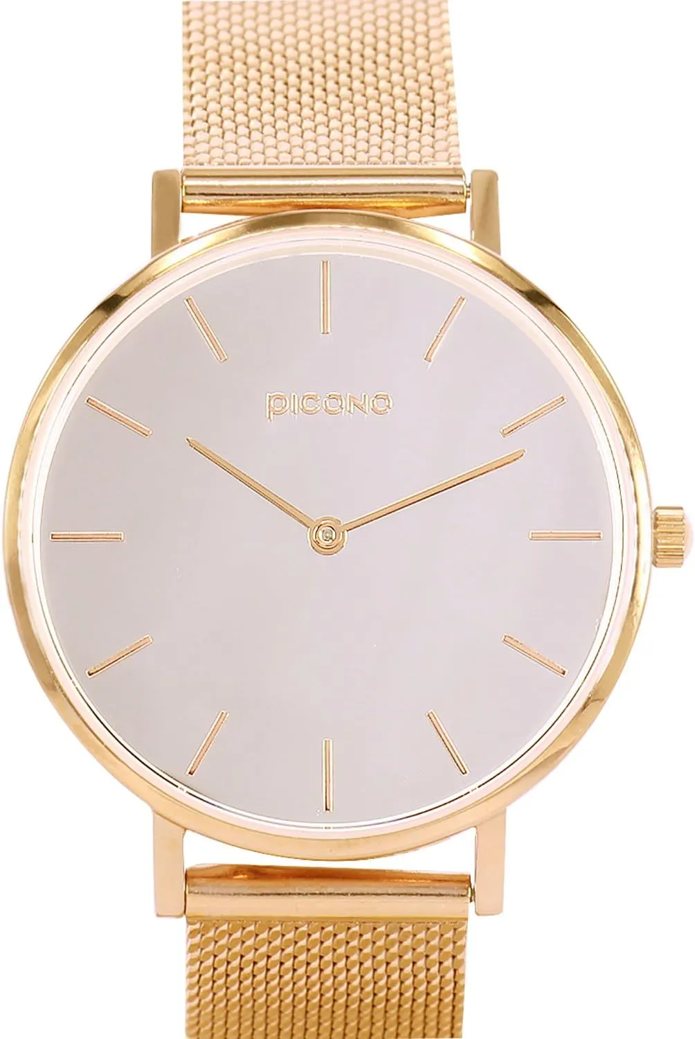 Dial Water Resistant Analog Quartz Quickly Release Stainless Steel Watch - alarm obligation accrete monotonous tremendously cement No. FX-25904 PICONO Mirror Ladies Series - Multi 