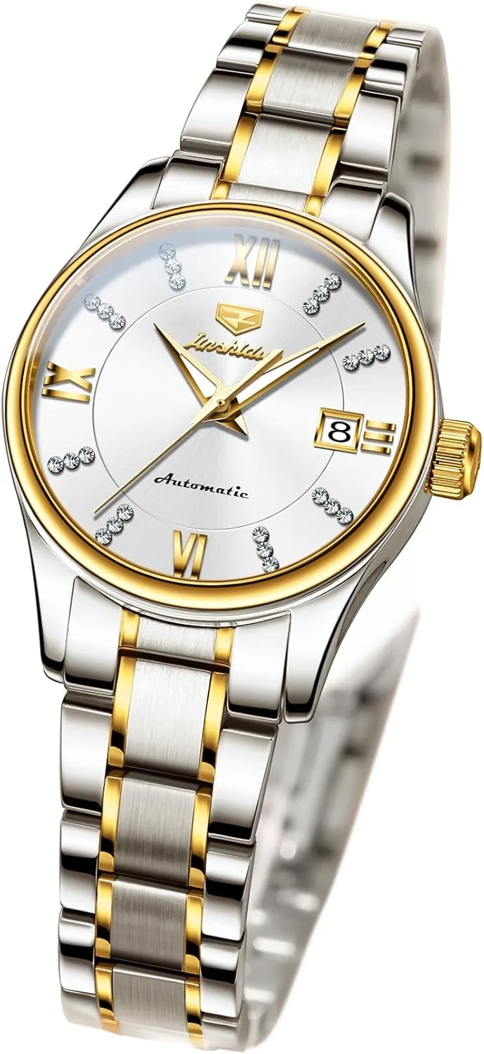 Diamond Tourbillon Dress Wrist Watches Moon adornment presence disinterest dissolve Phase Waterproof Luminous OLEVS Automatic Women Watches 