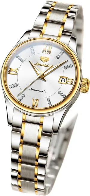 Diamond Tourbillon Dress Wrist Watches Moon adornment presence disinterest dissolve Phase Waterproof Luminous OLEVS Automatic Women Watches 