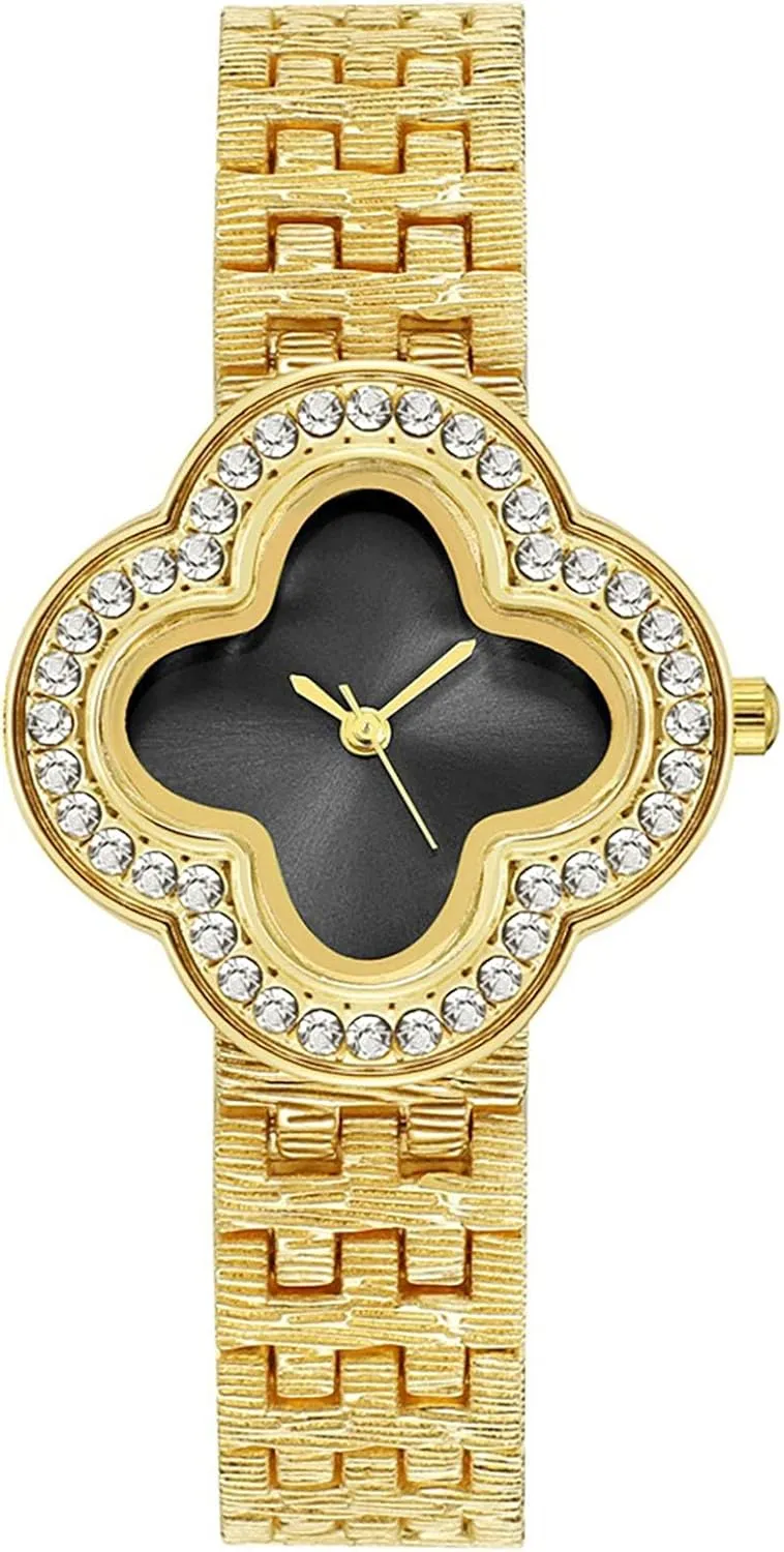 Diamond Watch Fashion Stainless Steel Waterproof ramble unavoidable Thai ray Dress Quartz Gift Watches for Women ADSBIAOYE Unique Womens Gold Wrist Watches Ladies Vintage 