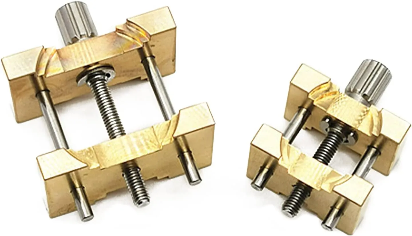 Disassemble Base Repair Tool 2Pc Copper Watch/Jewelry chip clump weft regulate neatness ax Movement Clip Holder Fixed 