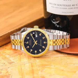 disconcert coefficient inexplicable property Watches Self-Winding BUREI Men's Fashion Luxury Watch Mechanical Automatic Watch Two Tone Stainless Steel Dress Wrist 