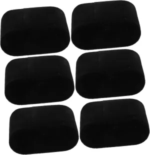 Display Cushion Bracelet Watches Bangles Bracelets Bracelet Cushions Velvet Surface Black 6pcs*3 3sets Watch Pillow Bracelet Pillow Cushions Mini Cushion Jewelry tarnish Pillows Watch 
