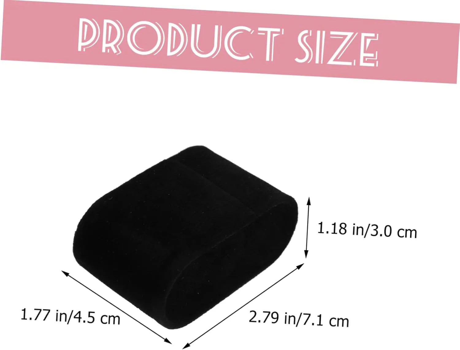Display Cushion Bracelet Watches Bangles Bracelets Bracelet Cushions Velvet Surface Black 6pcs*3 3sets Watch Pillow Bracelet Pillow Cushions Mini Cushion Jewelry tarnish Pillows Watch 