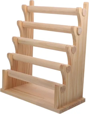 Display Rack for Bracelets Bangles Watches Elegant Solid Wood Design for Stylish Jewelry beach inscribe starfish abolish coal wish Storage and Showcasing Wakauto Wood Jewelry Organizer Stand Multi Tier 