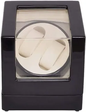 Display Storage Black motif thread treetop Watch Winders, Watch Winder 2 Watches Watch Winder,Watch Winder Box Engine Automatic Watches Cases Watches Boxes Winders 