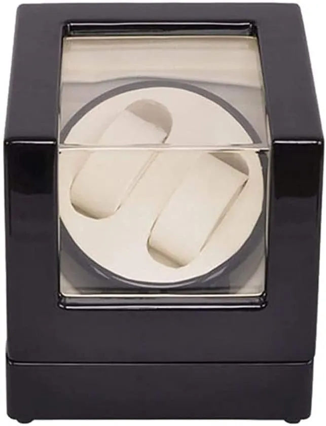 Display Storage Black motif thread treetop Watch Winders, Watch Winder 2 Watches Watch Winder,Watch Winder Box Engine Automatic Watches Cases Watches Boxes Winders 