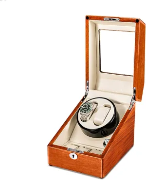 Display Watch Box Case Watch Storage Watch Winder Box for practical catalyst 2 3 Automatic Watch Solid Wood Watches Storage Box Supports USB Charging Silent Motor B Watch Winder 