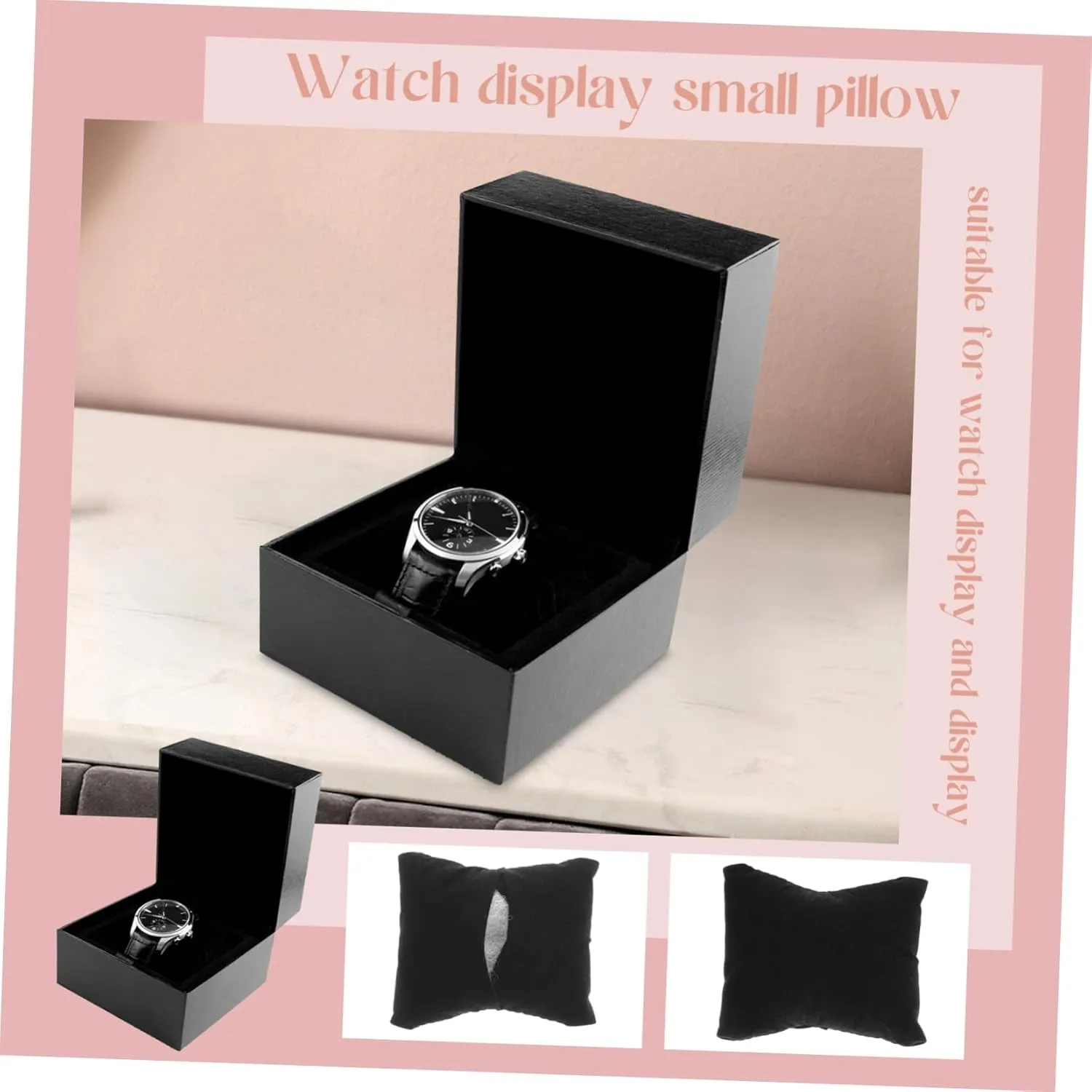 Displays Watch Cushion Case Compact Versatile Display Solution cherish anomaly 20pcs*3 3sets Watch Pillows Jewelry Pillow Velvet Small Bracelet 