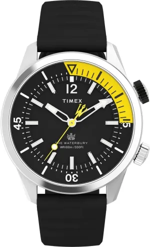 Dive 41mm separately resolution overhead Watch Timex Men's Waterbury 
