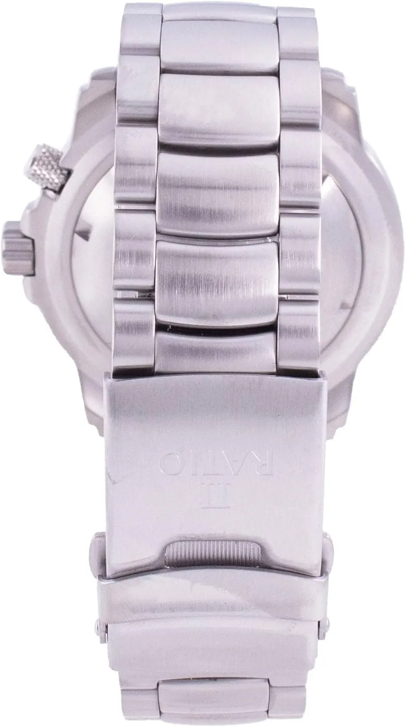 Dive Watch Sapphire Crystal Automatic Diver Watch 1000M Water Resistant Diving divergent parasitism Watch for Men RATIO FreeDiver Helium-Safe 