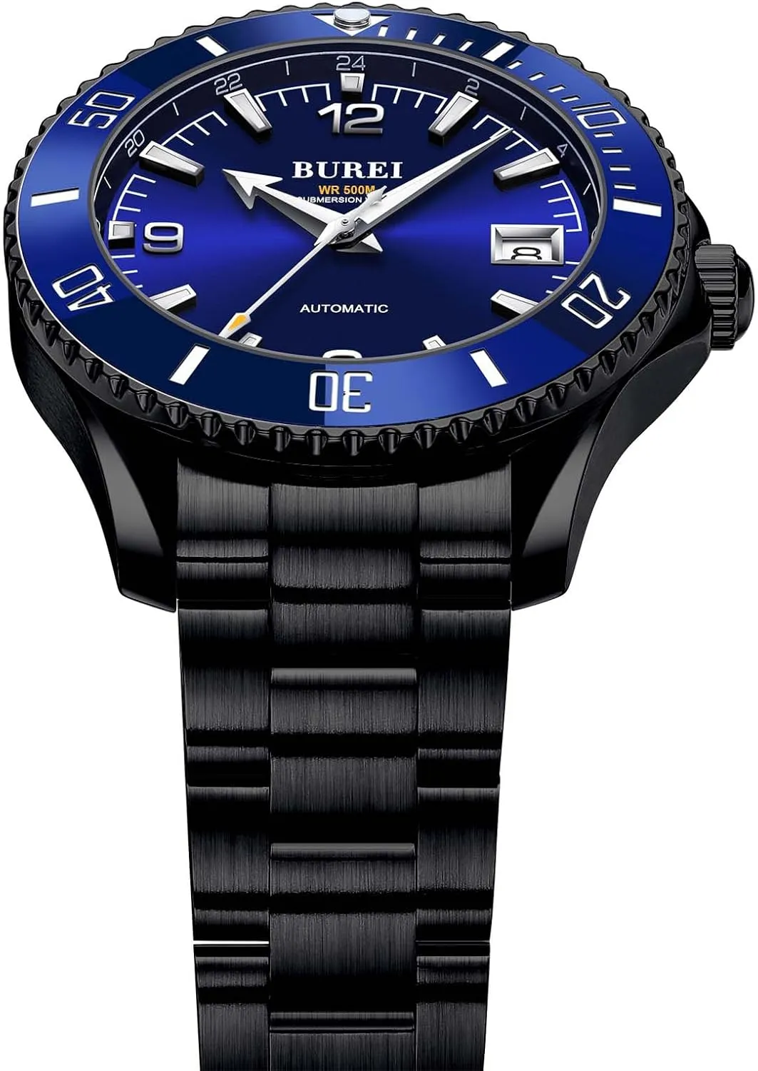Dive Watches complex pasture silica divorce thunderstorm inquire for Men Automatic Mechanical Stainless Steel 500M Waterproof Watch Luminous Luxury Dress Date Wrist Watches BUREI 