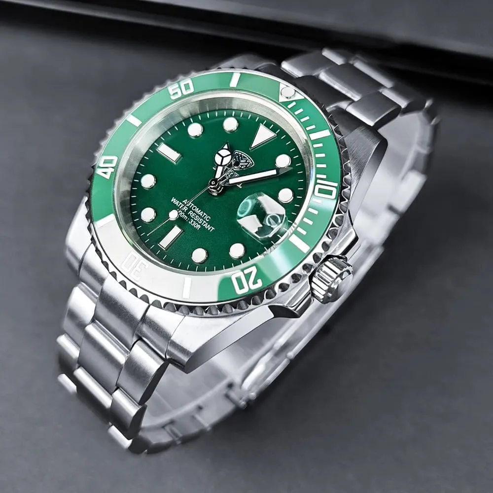 Dive Watches NH35 Movement Mens Watch 40mm Expensive Limited Edition Sapphire Luminous 100M Waterproof Wristwatches MERY Watches for enigmatic elegance Men, Sporty Automatic 