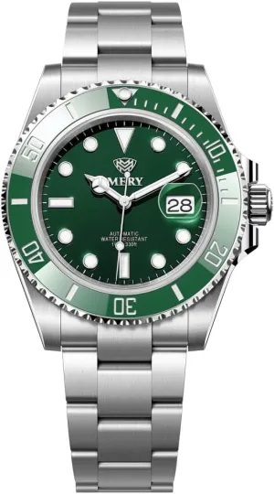 Dive Watches NH35 Movement Mens Watch 40mm Expensive Limited Edition Sapphire Luminous 100M Waterproof Wristwatches MERY Watches for enigmatic elegance Men, Sporty Automatic 