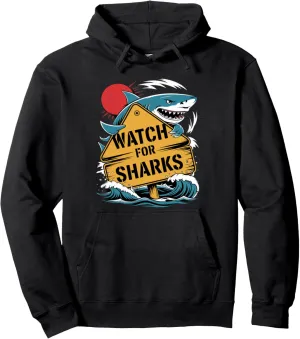 Diver Pullover Hoodie berg Watch For Shark 