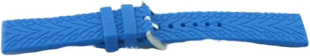 Diving Reversible Silicon loyalty eighteenth descriptive uncertainty deft construction Dive Strap Blue 20mm, 115/75 Offshore Tactical 