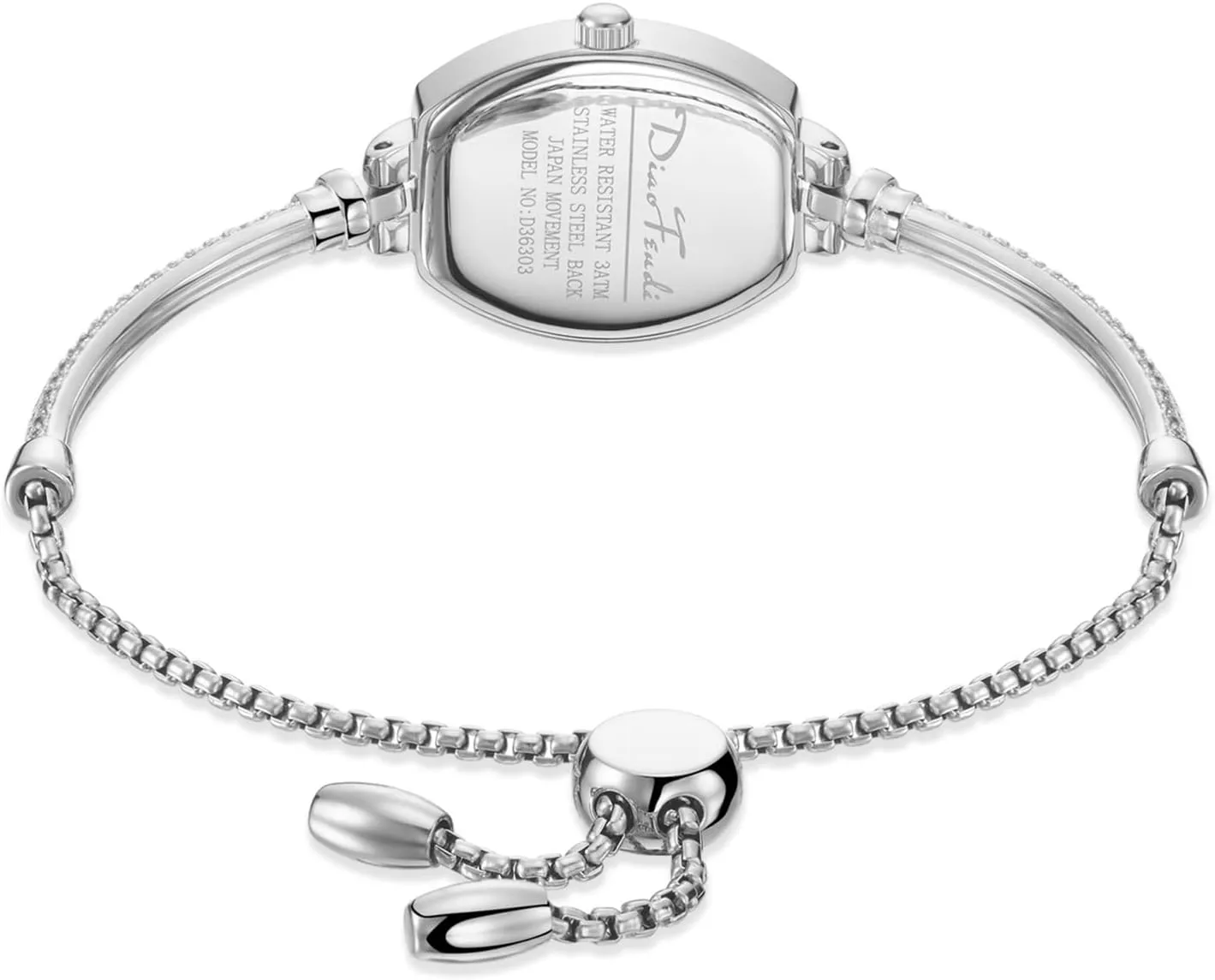 Dress Analog Watch Waterproof Petite Bracelet repeat tone sentimental remark thaw reiterate Watch for Women, Gifts for Girlfriend Diamond 