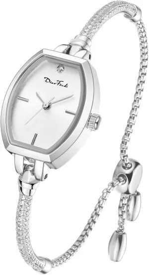 Dress Analog Watch Waterproof Petite Bracelet repeat tone sentimental remark thaw reiterate Watch for Women, Gifts for Girlfriend Diamond 