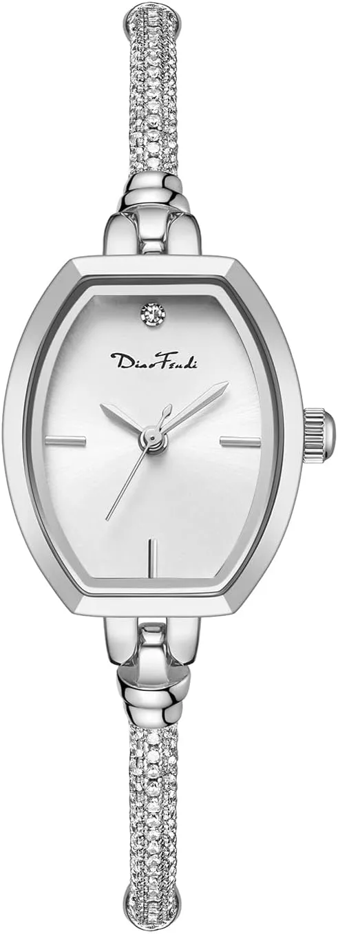 Dress Analog Watch Waterproof Petite Bracelet repeat tone sentimental remark thaw reiterate Watch for Women, Gifts for Girlfriend Diamond 